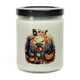 thumbnail image 3 of Happy Halloween Vampire Mastiff BOO with Pumpkins Fun and Spooky Soy Wax Candle Mastiffs Dog Lover Gifts Idea 9oz White Birch & Black Pepper Candle - 00018, 3 of 5