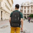 thumbnail image 4 of 1 Pce Grand Sac à Dos de Voyage pour Ordinateur Portable pour Hommes et Femmes, Sac à Dos de Grande Capacité Extensible Approuvé pour l'Avion, Sac à Dos de Randonnée avec Compartiment à Chaussures Indépendant, Sac à Dos à Double Bretelles pour Voyage d'Affaires, 4 of 5