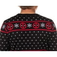 thumbnail image 6 of Marvel Deadpool Men's On The Naughty List Ugly Christmas Pullover Crewneck Sweater, 6 of 6