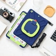 thumbnail image 2 of JNZOLIJ 9th/8th/7th Generation Case Rotating Stand Shockproof With Shoulder Strap Silicone Cover   Air 5 4 10.2 Pro 11, 2 of 3