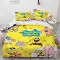 thumbnail image 1 of SpongeBob Bed Covers Bedding Set, Cover Modern Printed 3-Piece Set 1 Bed Cover ,Queen Comforter Sets Bed Sheets, 1 of 5