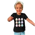 thumbnail image 4 of Penkiiy T-Shirts de Pâques pour Enfants Garçons Filles Mode Œufs de Pâques Imprimé Col Rond Manches Courtes 7 Ans Noir, 4 of 4