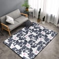 thumbnail image 2 of Area Rugs For Living Room Decor - Cartoon Raccoon Anti Slip Throw Washable Rugs 3x5 For Bedroom, Soft Indoor Carpet For Bedroom Living Room 60x39In, 2 of 5
