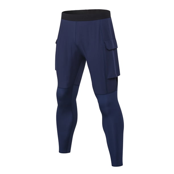 Pantalones deportivos elásticos para hombre, pantalones transpirables de secado rápido, pantalones deportivos absorbentes Pompotops qyievc2596