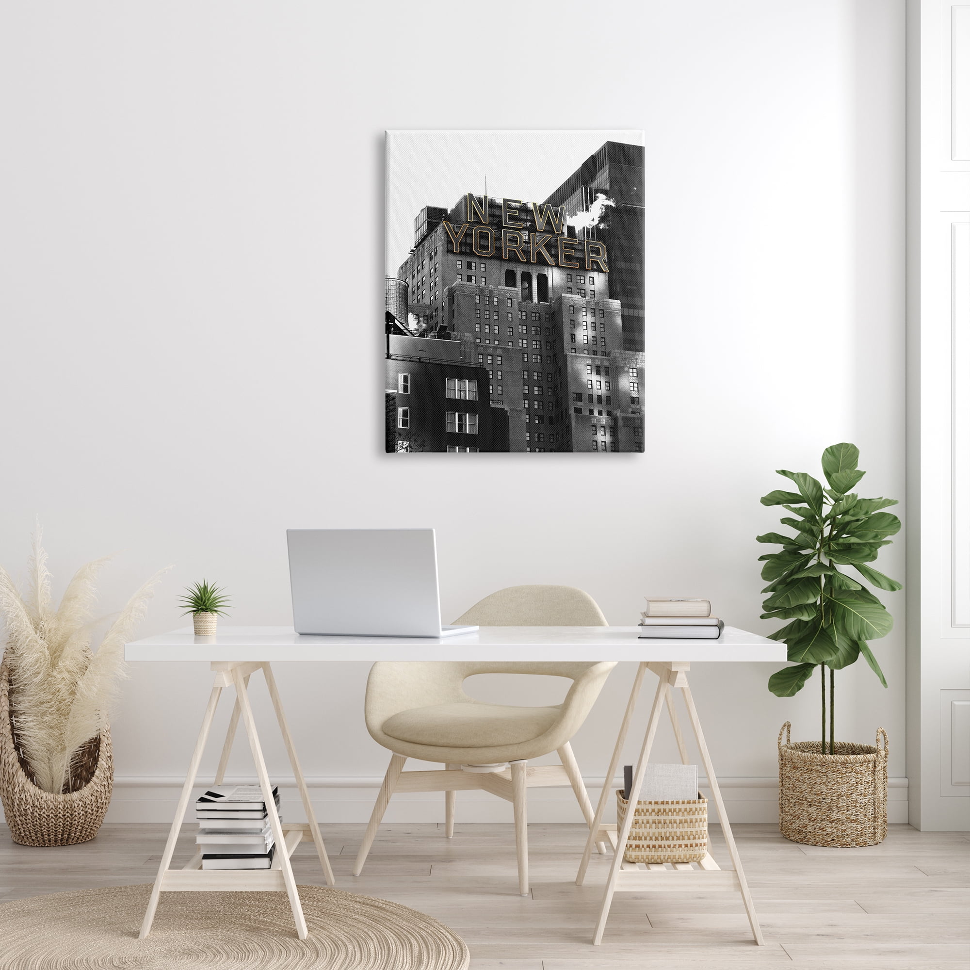 Stupell Industries New York Urban City Building Modern Architecture Photography, 30 x 40, Design by Ziwei Li