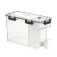 thumbnail image 1 of (Gris) Refrigerador con grifo para uso doméstico Balde de agua fría de 3,5 L con partición para jugo frío y balde para remojar vino Tamaño del producto 28,5*13,6*16,7 cm, 1 of 1