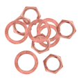 thumbnail image 3 of Paquete tuercas y arandelas CUTICAT para macetas de guitarra de 3/8 de cobre rojo, 3 of 8