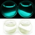 thumbnail image 6 of Ayyufe Unisex Glow in the Dark Double Flared Saddle Ear Gauge Plug Body Piercing, 6 of 6