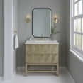 thumbnail image 2 of James Martin Vanities D100-V36-PBO-3LDL Emmeline 36" Single Basin Ash Wood Vanity Set -, 2 of 7