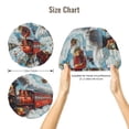 thumbnail image 5 of Fuzoiu Red Train Hot Air Balloon Print Adult’s Satin Sleeping Cap,Satin Bonnet,Silk Bonnet,Hair Bonnet for Sleeping,Hair Bonnets for Women Curly Natural Hair, 5 of 6