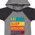 thumbnail image 4 of Inktastic Geocacher Adventure Eat Sleep Geocaching Repeat Boys or Girls Baby Bodysuit, 4 of 5