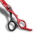 thumbnail image 4 of Juego de tijeras de peluquería profesionales de 7 pulgadas, de acero 440C, para cortar y entresacar, para uso en salones de belleza., 4 of 5