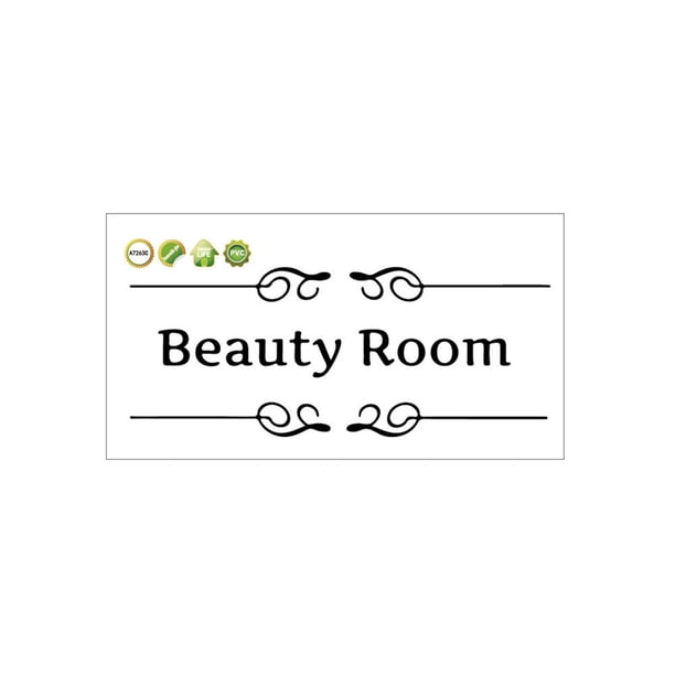 Naiovety Letrero rápido Letras Personalidad Fácil de pegar Señal Recordatorio Pegatina pequeña Reemplazo universal Inodoro Puerta de WC Decoración del hogar Tipo-03 Naiovety HA078216-03
