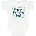 thumbnail image 3 of Inktastic Happy Birthday Dad Boys or Girls Baby Bodysuit, 3 of 5