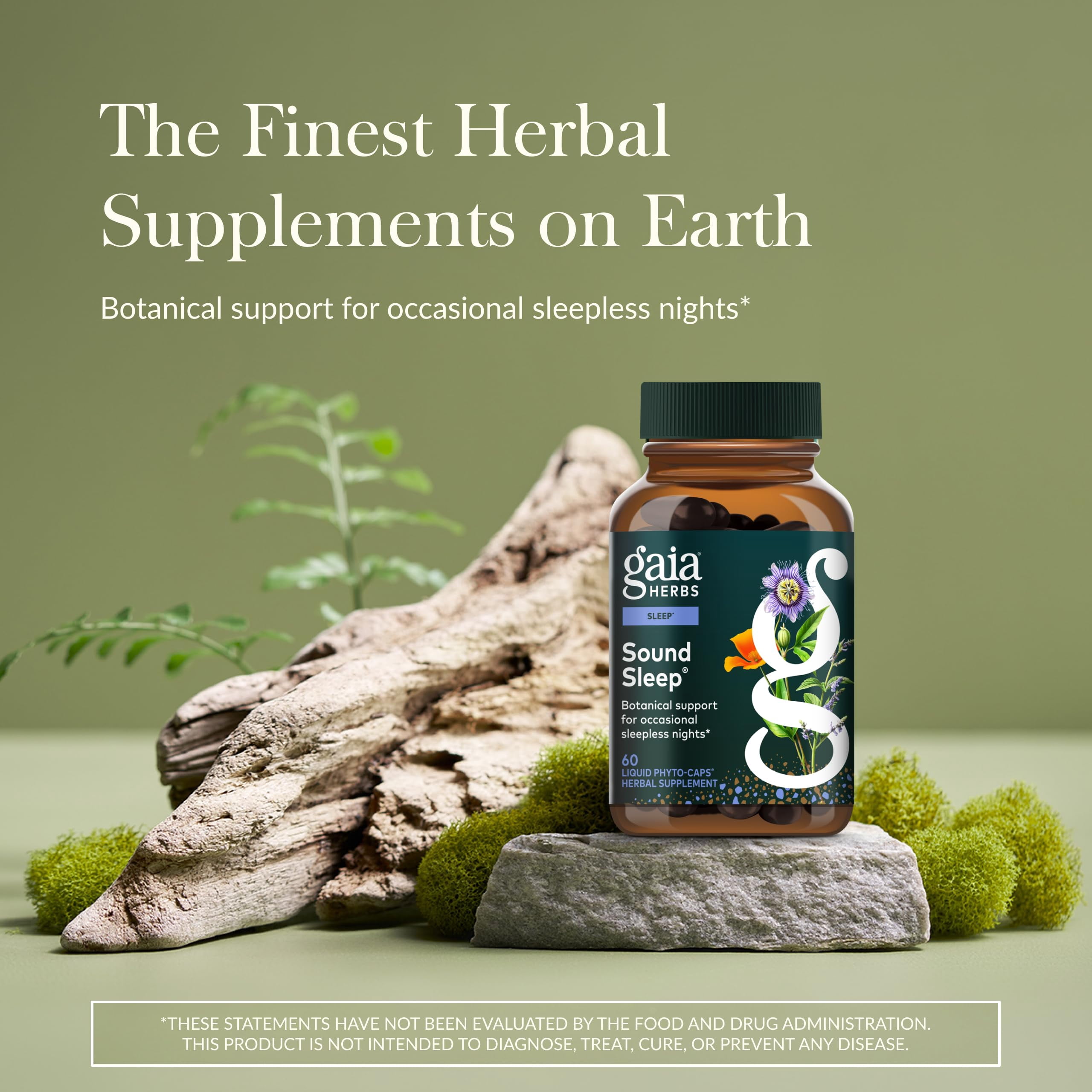 Gaia Herbs Sleep Support Supplement, Valerian Root, Calming