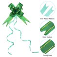 thumbnail image 4 of Unique Bargains 2.8inch Pull Bows Present Wrapping String Bows Ribbon Gold Thread Style Dark Green 40 Pack, 4 of 6