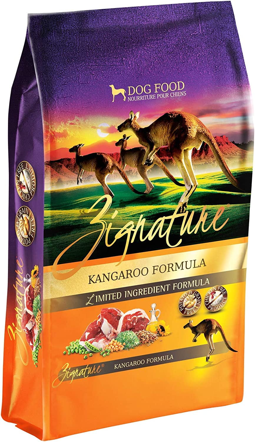 zignature dog food walmart