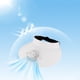 thumbnail image 4 of Sombrero solar con ventilador de carga USB - Gorro portátil para exteriores con ventilador silencioso para protección solar, playa, viajes, conducción - ajustable, blanco, 4 of 8