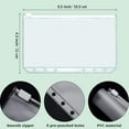 thumbnail image 3 of PU Leather Notebook Binder Budget Planner Binder Cover with 12 Pieces Binder Pocket Personal Cash Budget Envelopes System 6 Hole Binder Zipper Folder(Green), 3 of 7
