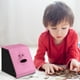 thumbnail image 4 of Mini banco de monedas eléctrico Wosthever caja de ahorro para comer dinero Rosado, 4 of 6