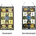thumbnail image 2 of RADIANCE Goods Tiffany-Style Victorian Stained-Glass Window Panel 26" Height, 2 of 4