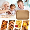 thumbnail image 5 of 300 Pcs Air Fryer Liners Disposable Dual Air Fryer Liners,300PCS Rectangle Air Fryer Accessories,Baking Parchment Paper Liners for Baking Roasting 8.66x5.51x1.77inch, 5 of 11