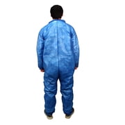 M1100B PolyLite Disposable Coverall, Zipper, Open wrist and ankle, Large, 25 count