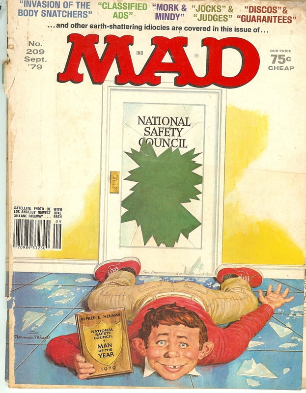 MAD Magazine #209 SEPT 1979 (DETACHED COVER)