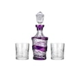 thumbnail image 3 of Aurum Crystal AU28043, Luxury Bottle and Two 11 Oz Tumblers Whiskey Set, Old-Fashioned Whisky Glasses, POEM Collection, 3 of 3