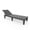 Black, variant on fazzn Patio Chaise Lounge Chair, 75'' Long Resin 5 Positions Adjustable Outdoor Lounger, Suitable for lawns, balconies, and pool sides, Brown