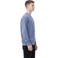 thumbnail image 3 of Milltex 403 Pigmented Dyed Crewneck Pullover Sweatshirt Soft Handfeel 3 End Fleece 80% Cotton 20% Poly 9.5 Oz 340 GSM, 3 of 3