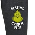 thumbnail image 3 of Dr. Seuss - Resting Grinch Face - Women's French Terry Jogger Pant, 3 of 5