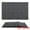 Black, variant on Unique Bargains Vinyl Placemats for Kitchen Dining Table Wipeable Mat Black 18x12in