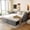 Gray, variant on Harper & Bright Designs Twin Daybed with Extended Pop Up Trundle, Upholstered Linen Sofa Bed Daybed, Twin Size Space-Saving Daybed Frame for Living Guest Room Bedroom, Beige