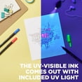 thumbnail image 3 of Bolígrafo SAKURA Gelly Roll UV, tinta invisible con luz UV, 3 of 6