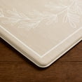thumbnail image 5 of MARTHA STEWART Bloomfield Home Sweet Home Leaf Frame Kitchen Mat, Comfort Standing Mat, Non-Slip Backing, Water & Stain Resistant, Beige, 18"x48", 5 of 6