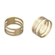 thumbnail image 1 of Herramienta de fabricación de aretes de cobre Ticfox anillo abierto latón 17 mm interior 18,5 mm exterior 9 mm altura, 1 of 5