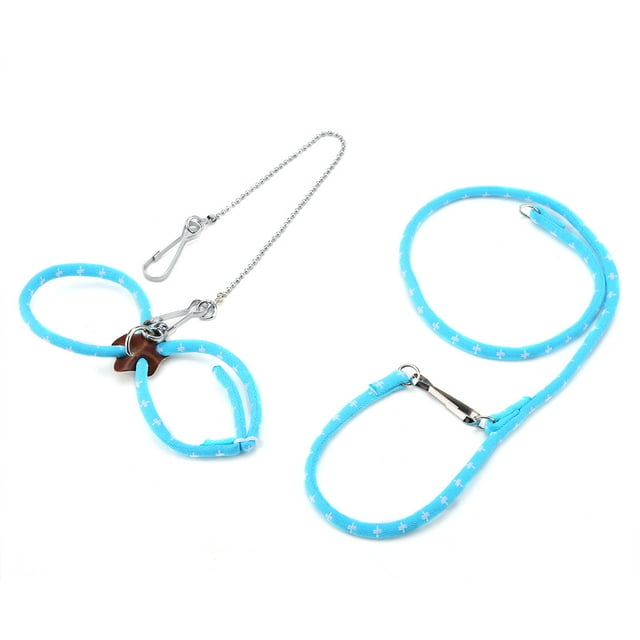 Laisse d'Entraînement pour Animaux, Laisse pour Hamster avec Nœud Lapin Ajustable, Sangle de Harnais pour Animal Facile à Enfiler, Corde de Harnais pour Hamster pour Petit Animal