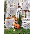 thumbnail image 4 of Yardvibe Creepy Cloth, 75"x30" Halloween Large Spooky Fabric Cloth, Spooky Decorations for Haunted House Window Backdrops Garden Party Yard Wall Doorway (Army Green), 4 of 5