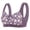 #0297-Purple, variant on Women's Adjustable Breathable Thin Bra Lace Gathering Cover Rimless Plus Size Bra Soft Comfortable Everyday Bra Summer Beach Pool Vacation