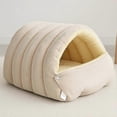 thumbnail image 4 of Cat Sleeping Bed for Winter Use Thickened Structure Ensures Stability Durability Cozy Living Room Corner, 4 of 5