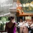 thumbnail image 4 of White Flower Rattan Wall StiforCKer Electrostatic Glass StiforCKer Shower Mirror Decal, 4 of 8