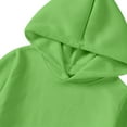 thumbnail image 6 of Resicozy Mens Hoodies Pullover Long Sleeve Casual Fashion Sweatshirts Winter Solid Color Hooded Tops with Pocket Green S, 6 of 7