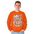 thumbnail image 5 of Aint Nobody Got Time That Funny Meme Sweatshirt for Men or Women Brisco Brands S, 5 of 6