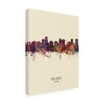 thumbnail image 2 of Trademark Fine Art 'Orlando Florida Skyline Portrait III' Canvas Art by Michael Tompsett, 2 of 3