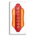 thumbnail image 1 of Epic Art 'Hotdogs In White 2' by JJ Brando, Acrylic Glass Wall Art, 24"x48", 1 of 8