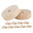 thumbnail image 6 of HONMEET 20Pcs Khaki Wooden Wheels for Projects, Smooth , Sturdy, , Easy to Install, Ideal for Crafts and Toys, 6 of 7