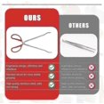 thumbnail image 4 of 38cm Extra Long Reptile Food Tongs - Snake Feeding Tongs for Terrarium & Aquarium - Ideal Supplies for Pythons, Corn Snakes, Axolotls & Bear, 4 of 5