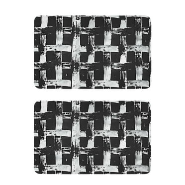 Black and White Basket Refrigerator Magnet Stickers Square Fridge Magnetic for Kitchen Dishwasher Home Office Cabinet Decor 2 Pack