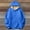Blue, variant on Up To 50% Off Women's Hoodies & Sweatshirts Gnveub Women's Casual Winter Warm Lined Hooded Sweatshirt Thick Pullover Plus With Pockets